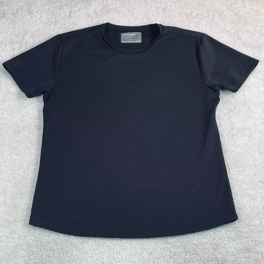 Twillory Athleisure Athlounger Mens Black Short Sleeve Crew Neck T-Shirt M